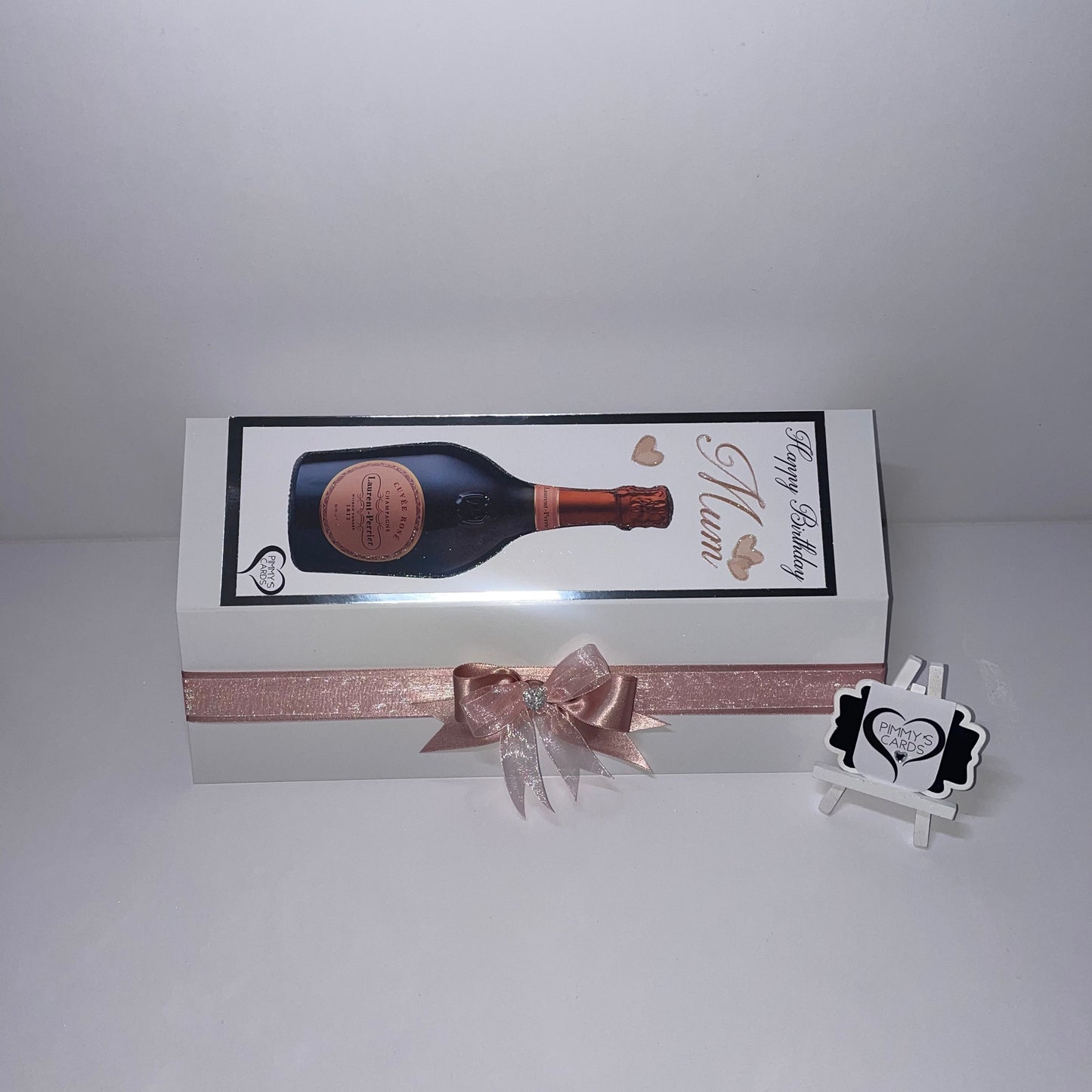 Rose Gold LP Champagne Bottle Box