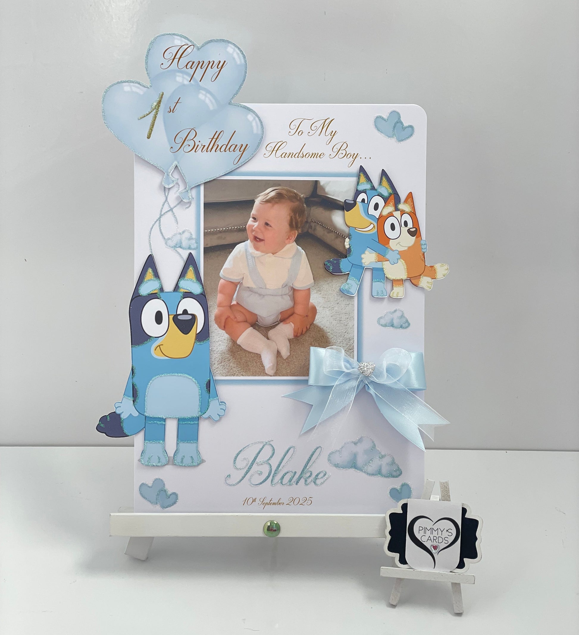 personalised handmade birthday card for boys 