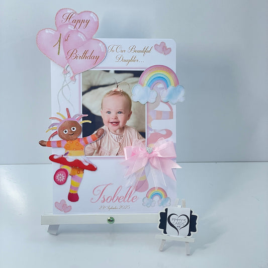 Upsy Daisy Theme Photo 3D Pop Out Card