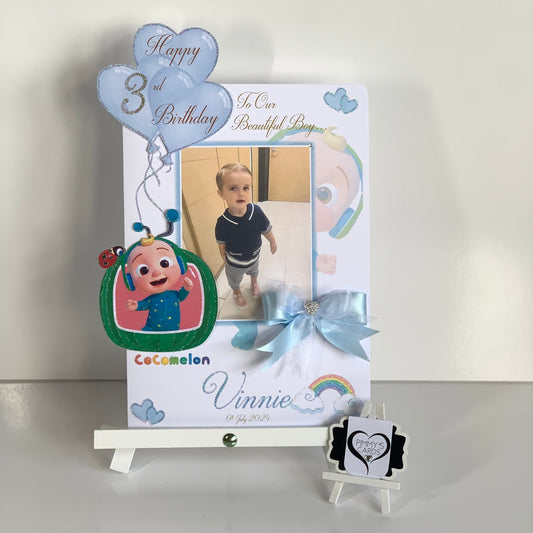 Cocomelon theme personalised card