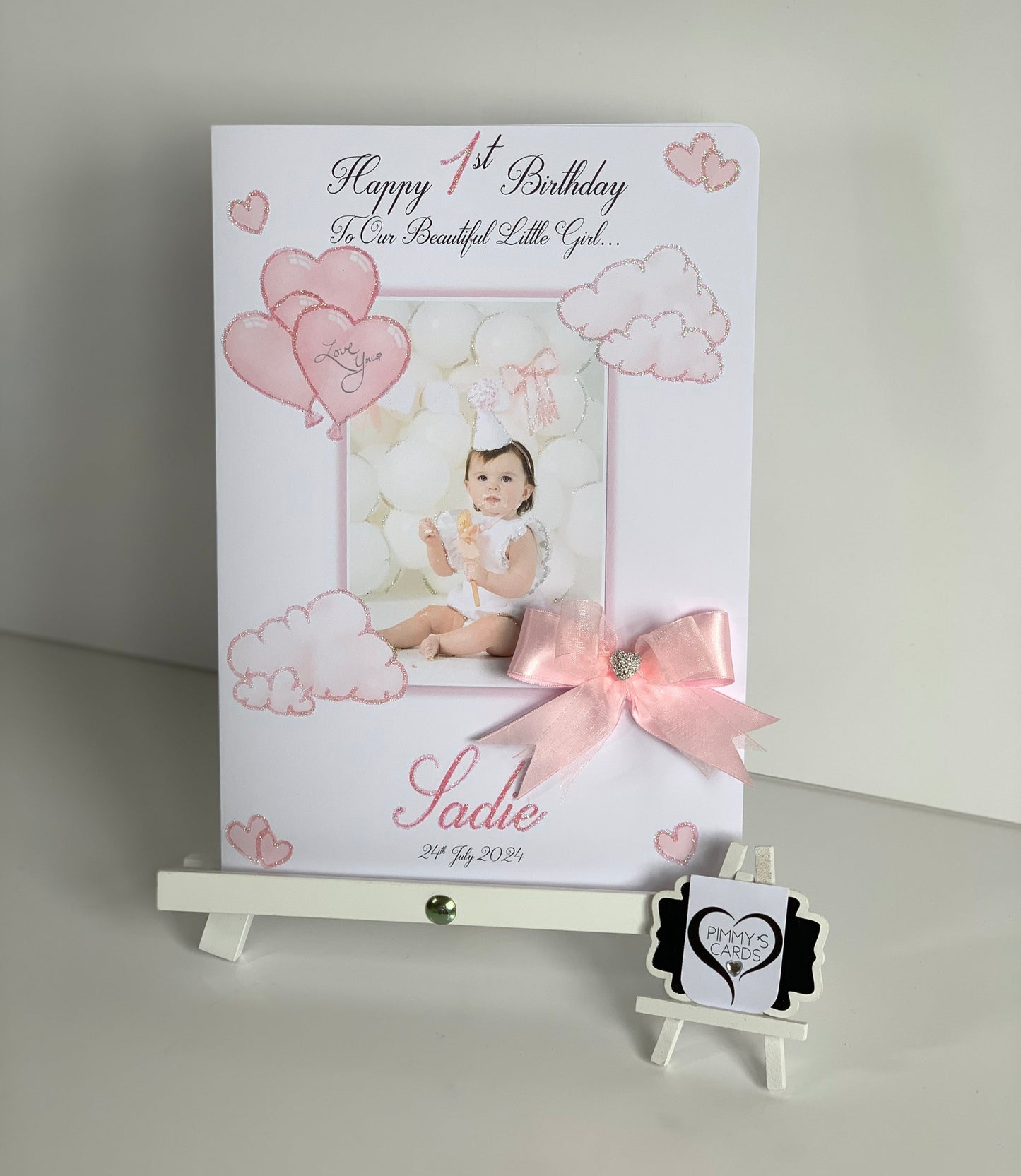 Baby Girl Clouds & Hearts Theme