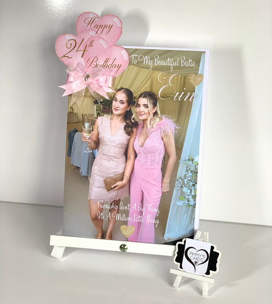 Deluxe Photo Overlay With 3D Balloon Hearts
