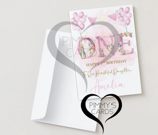 One Personalised Cards birthday cards