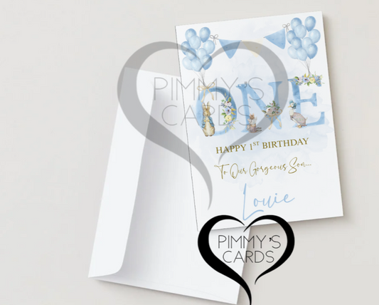 One Personalised Cards birthday cards