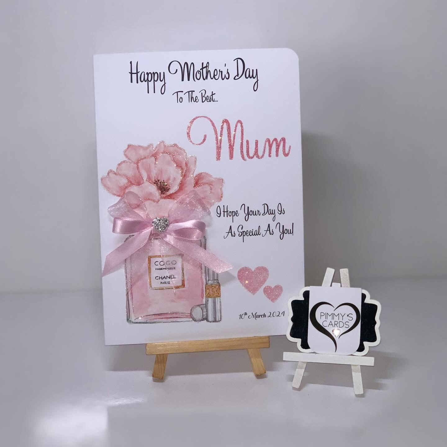 Chanel Bow Inspired Perfume With Lipstick Pink Theme