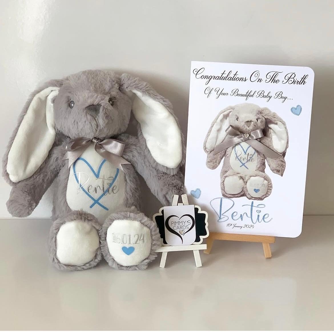 Grey Bunny - Pimmy's Soft Cuddlers