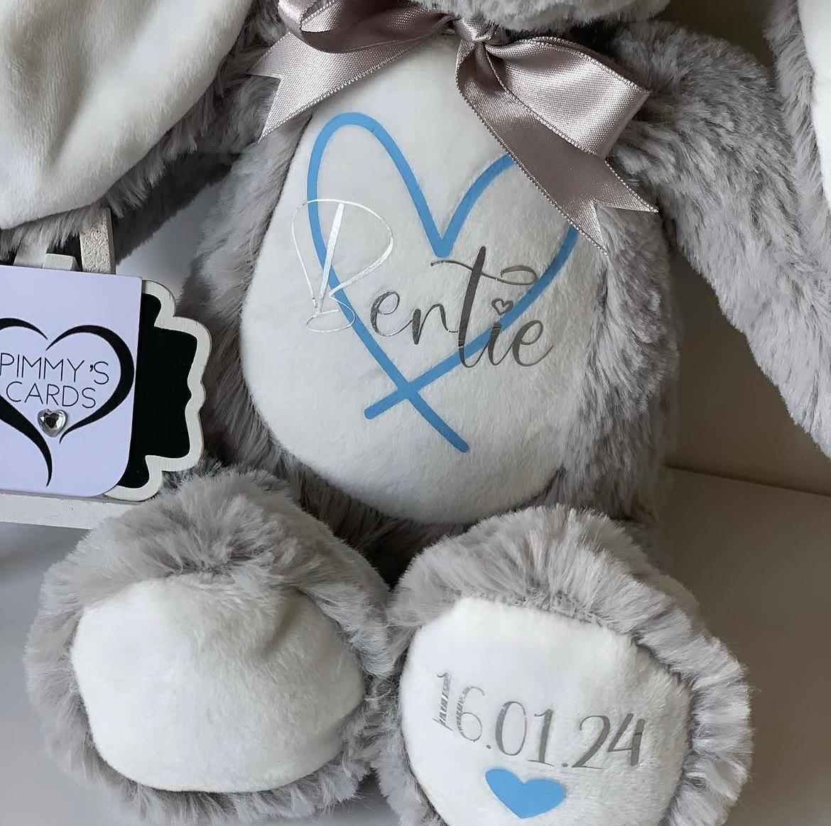 Grey Bunny - Pimmy's Soft Cuddlers