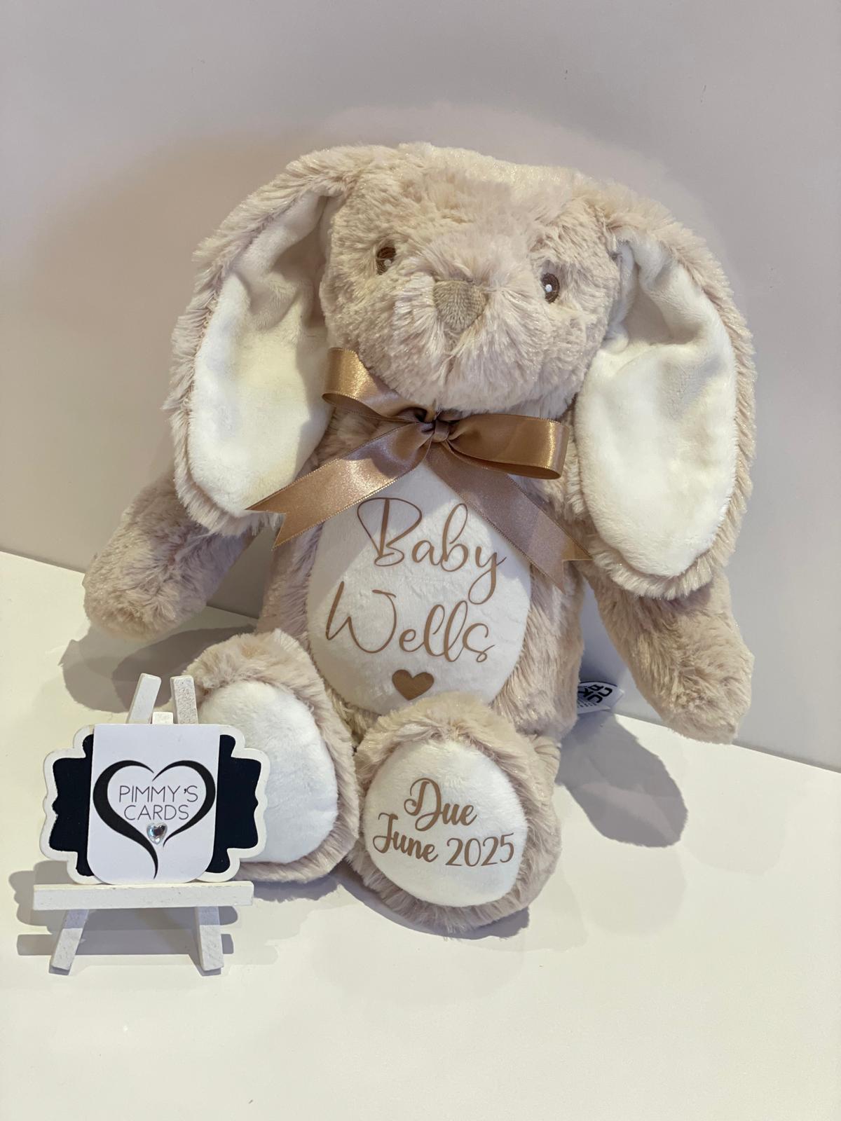 Neutral Light Brown Bunny - Pimmy's Soft Cuddlers
