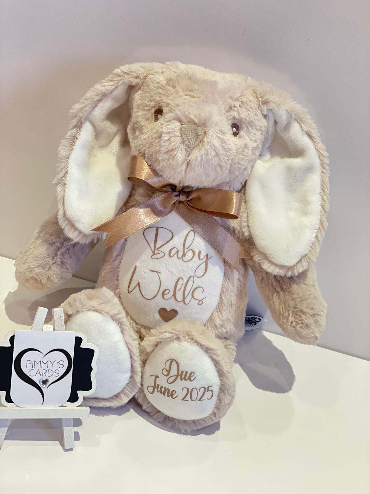 Neutral Light Brown Bunny - Pimmy's Soft Cuddlers