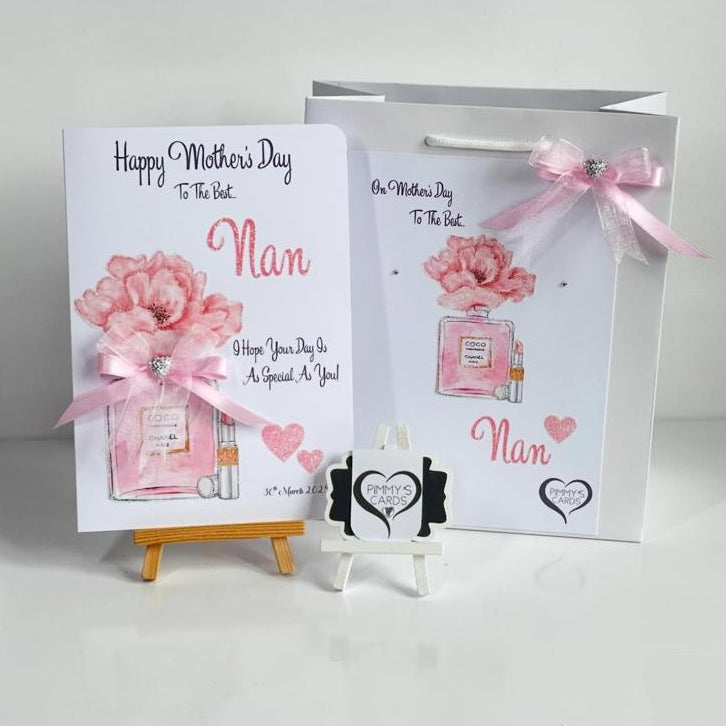 Chanel Bow Inspired Perfume With Lipstick Pink Theme